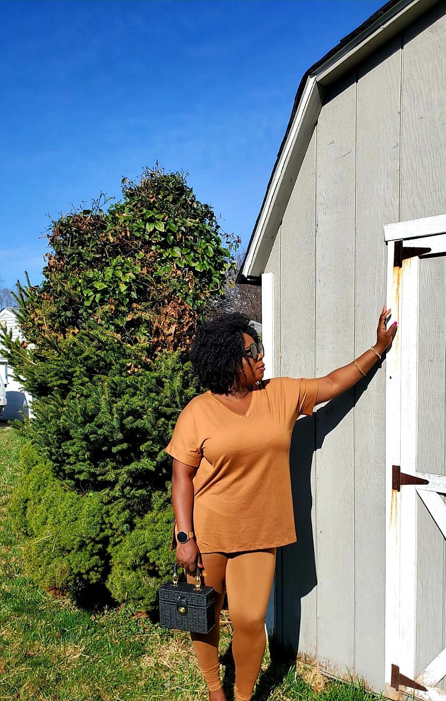 It's a Tee Set - Camel